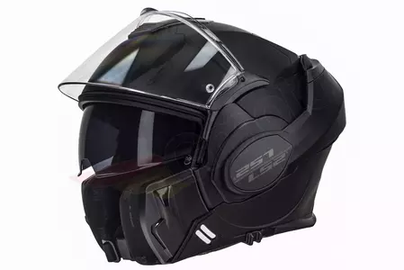 Kask motocyklowy szczękowy LS2 FF399 VALIANT NOIR MATT BLACK XS - AK5039914112