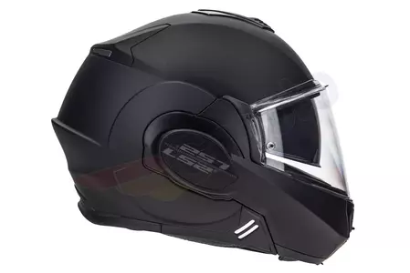 LS2 FF399 VALIANT NOIR MATT NEGRO XS casco moto mandíbula-4