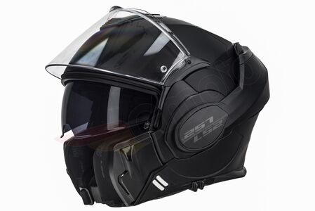 Kask motocyklowy szczękowy LS2 FF399 VALIANT NOIR MATT BLACK L