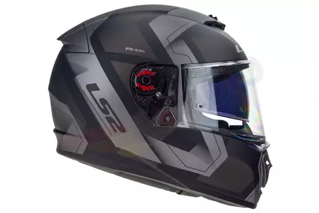 Motociklistička kaciga koja pokriva cijelo lice LS2 FF390 BREAKER PHYSICS MATT BLACK TITANIUM 3XL-4
