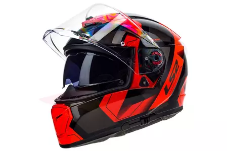 Motociklistička kaciga koja pokriva cijelo lice LS2 FF390 BREAKER PHYSICS BLACK RED XXS-1