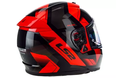 Motociklistička kaciga koja pokriva cijelo lice LS2 FF390 BREAKER PHYSICS BLACK RED S-7