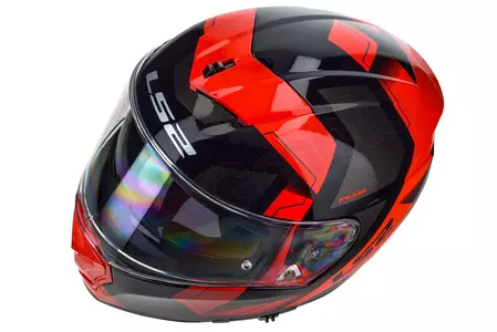 Motociklistička kaciga koja pokriva cijelo lice LS2 FF390 BREAKER PHYSICS BLACK RED S-9