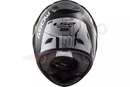 Motociklistička kaciga koja pokriva cijelo lice LS2 FF323 ARROW R EVO TECHNO WHITE BLACK 4XL-4