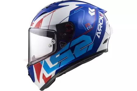 Motociklistička kaciga koja pokriva cijelo lice LS2 FF323 ARROW R EVO TECHNO WHITE BLUE XXL-2
