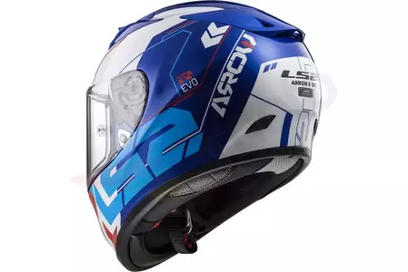 Motociklistička kaciga koja pokriva cijelo lice LS2 FF323 ARROW R EVO TECHNO WHITE BLUE XXL-3