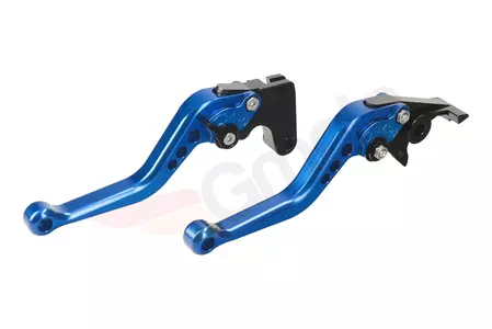 CNC Kupplungs- und Bremshebel Sport blau Yamaha YZF R6 - 137421