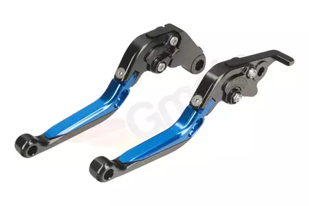 Koppelings- en remhendel kapot CNC sport blauw Kawasaki-1