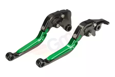 CNC-bruten kopplings- och bromsspak sport grön Yamaha-1