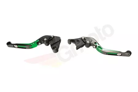 CNC-bruten kopplings- och bromsspak sport grön Yamaha-2