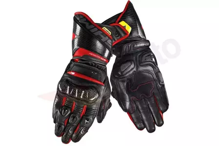Mănuși de motocicletă Shima RS-2 negru și roșu L-3