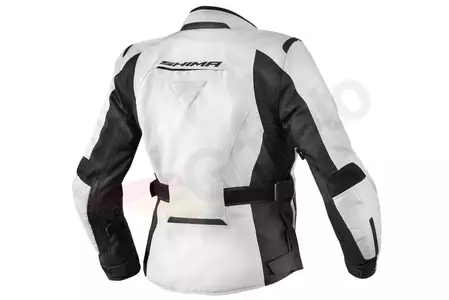 Shima Volante ženska motoristička jakna od tekstila, siva i crna L-2