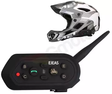 Ejeas E6 intercomunicador Bluetooth moto para 2 cascos-3