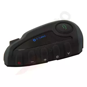 Ejeas V8 intercomunicador Bluetooth moto para 1 casco + mando a distancia-4