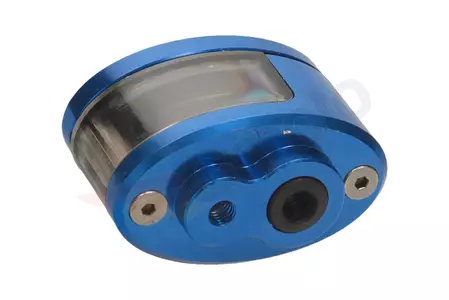 Depósito de líquido de frenos o embrague CNC azul-3