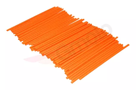 Tappi per raggi MX Cross Enduro 72 pezzi arancione - 138992