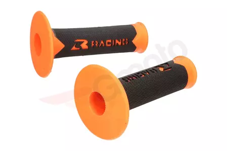 Punhos de guiador Racing Cross Enduro cor de laranja-4