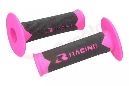 Racing Cross Enduro stuurpaddels roze - 139013