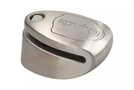 Bremseskivelås med alarm KOVIX KAS15 sølv-4