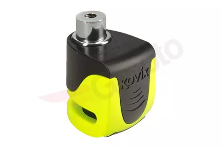 Zámok brzdového kotúča s alarmom KOVIX KS6 žltý-2