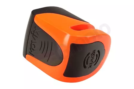 Zámok brzdového kotúča s alarmom KOVIX KS6 oranžový-3