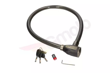 Ocelové lano s alarem Kovix KWL24-110 110 cm