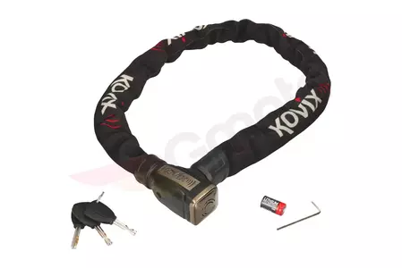 Veiligheidsketting met alarm Kovix KCL8-120 cm