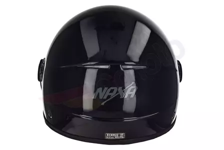 Casco de moto Naxa S15 open face negro brillante L-6