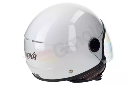 Casco moto Naxa S15 open face blanco XL-6