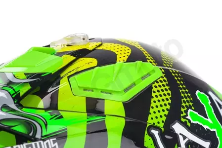 Kask motocyklowy cross enduro Naxa C8 zielony XL-8