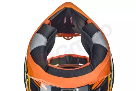 Kask motocyklowy cross enduro Naxa C8 pomarańczowy XL-11