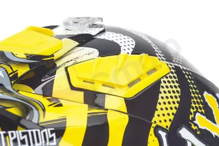 Kask motocyklowy cross enduro Naxa C8 żółty L-8