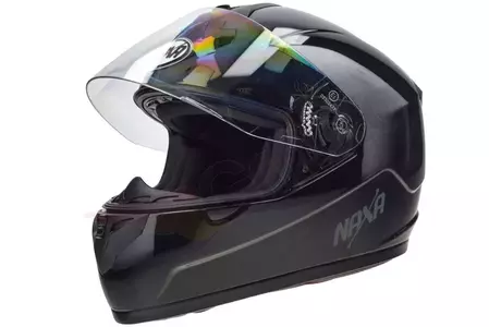 Naxa F18 motociklistička kaciga za cijelo lice crna M - F18/A/M