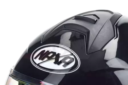 Motociklistička kaciga za cijelo lice Naxa F18, crna L-10