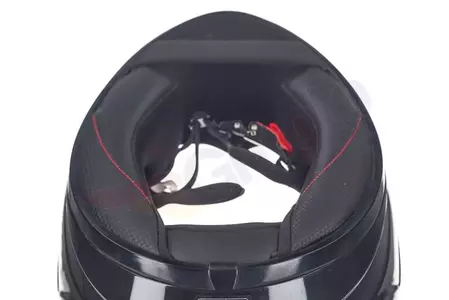 Motociklistička kaciga za cijelo lice Naxa F18, crna L-13