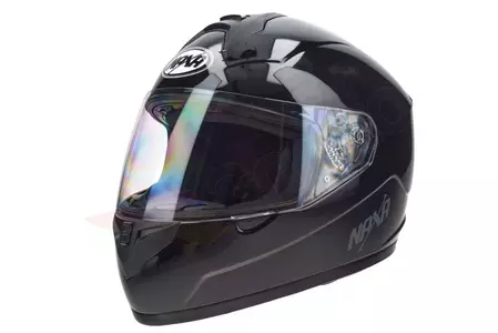 Motociklistička kaciga za cijelo lice Naxa F18, crna L-2