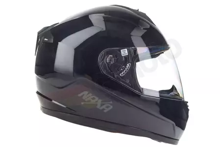 Motociklistička kaciga za cijelo lice Naxa F18, crna L-3