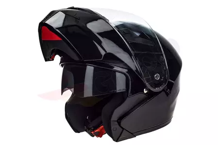 Kask motocyklowy szczękowy Naxa FO3 czarny XS-1