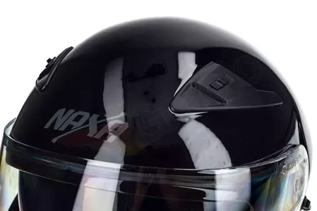 Casco moto Naxa FO3 negro mandíbula S-11