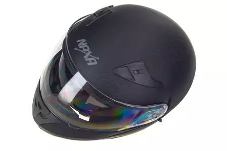 Kask motocyklowy szczękowy Naxa FO3 czarny mat XL-9