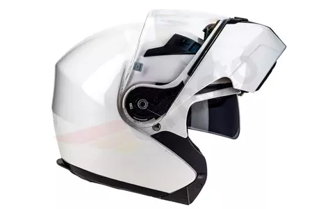 Kask motocyklowy szczękowy Naxa FO3 biały XS-4