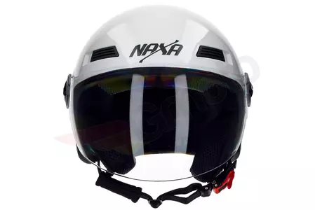 Casco moto Naxa S18 open face blanco XL-3