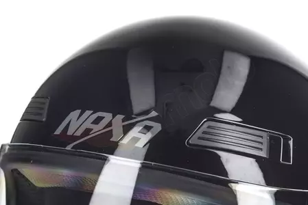 Naxa S18 otvorena motociklistička kaciga crna L-9