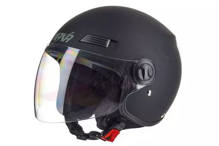 Casco de moto Naxa S18 open face negro mate XL-2