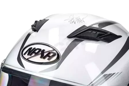 Naxa F20 ženska motociklistička kaciga za cijelo lice, siva M-10