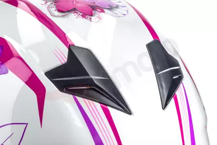 Casco integral de moto para mujer Naxa F20 rosa M-11