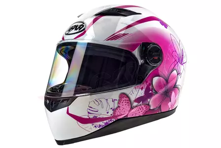 Casco integral de moto para mujer Naxa F20 rosa M-2