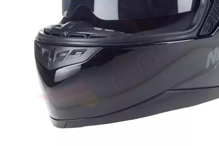 Casco integral de moto Naxa F21 negro L-10