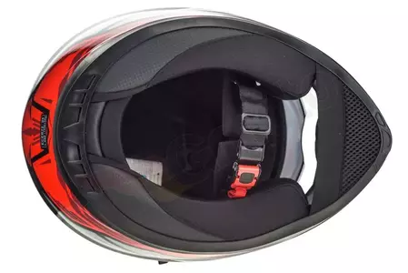 Motociklistička kaciga Naxa F21 koja pokriva cijelo lice, crvena, XS grafika-14