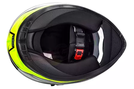 Motociklistička kaciga Naxa F21 koja pokriva cijelo lice, žuta L grafika-14